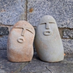 Fiurki z kamieni oof stones dekoracja do ogrodu zestaw 2 szt