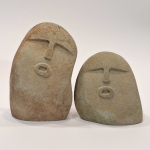 Fiurki z kamieni oof stones dekoracja do ogrodu zestaw 2 szt